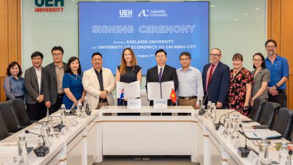 Đại học Kinh tế Thành phố Hồ Chí Minh ký kết hợp tác cùng Đại học Adelaide, Australia